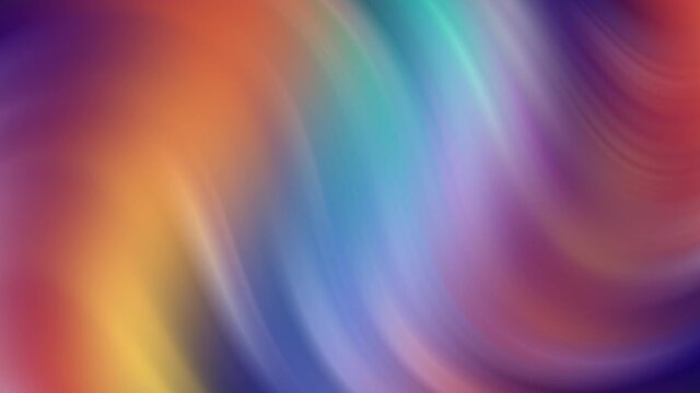 4K Loop Animation colorful twirl gradient flowing wave smooth dynamic lines. Abstract background for business, science, technology presentation, award show and screen saver.