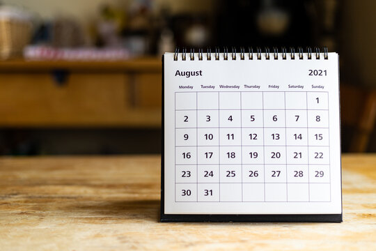 Calendar - August 2021