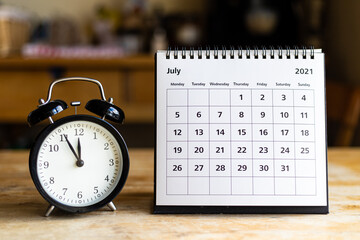 Calendar - July 2021