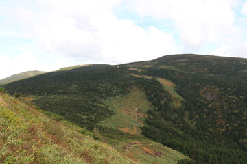 福島県の裏磐梯の西大顚から西吾妻山の登山