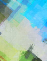 Modern art. Colorful contemporary artwork. Color strokes of paint. Brushstrokes on abstract background. Brush painting.