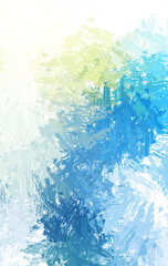 Brushed Painted Abstract Background. Brush stroked painting. Artistic vibrant and colorful wallpaper..
