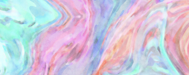 2d illustration. Artistic background image. Abstract painting on canvas. Contemporary art. Hand made painting. Colorful texture. Modern artwork. Painting with brushstrokes of watercolor on surface.