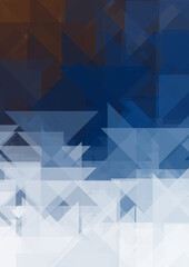 Overlapping design with triangles background. Abstract geometric wallpaper. Geometrical colorful triangular shapes.