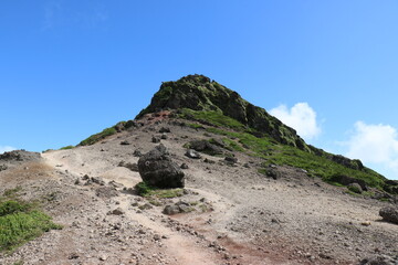 福島県の安達太良山の登山
