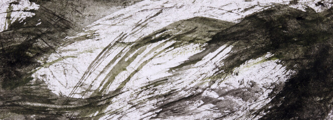 texture of the black and white watercolor background