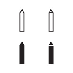 Pencil Icon Vector Illustration Design