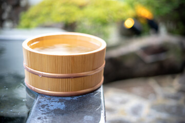 日本の温泉　和風イメージ