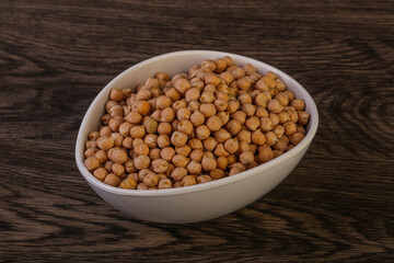 Vegan cuisine - Dry chickpea heap