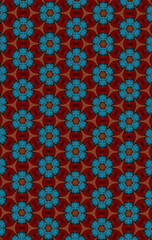 seamless pattern with flowers