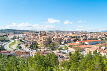 Fototapeta na wymiar views of elciego basque town, Spain