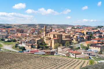 views of elciego basque town, Spain