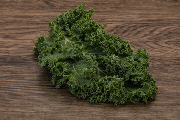 Fresh green Cale Cabbage leaf