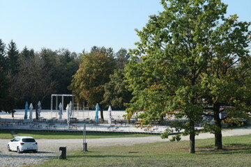 Volleyballplatz an der Regattastrecke München