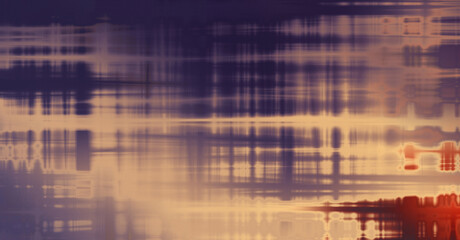 Obraz premium Abstract background. Geometrical elements on aged grunge texture. Graphic illustration with different color patterns.