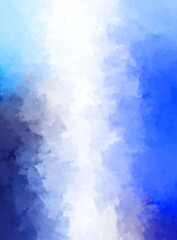 Abstract background of colorful brush strokes. Brushed vibrant wallpaper. Painted artistic creation. Unique and creative illustration.