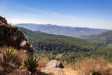 landscape from Pico Azul, Michoacan