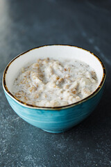 Delicious European food on the plate, hearty snack, healthy food. Photo for restaurant menu