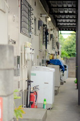 アパートの１階