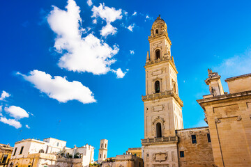 Cathedral of Maria Santissima Assunta in Lecce, Apulia, Italy