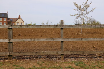 front view of a fence 