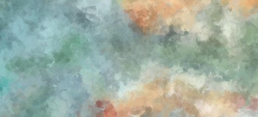 Brushed Painted Abstract Background. Brush stroked painting. Artistic vibrant and colorful wallpaper..