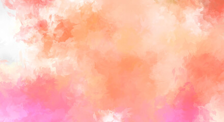 Abstract background of colorful brush strokes. Brushed vibrant wallpaper. Painted artistic creation. Unique and creative illustration.