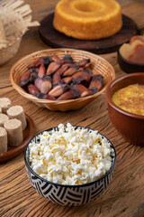 Typical brazilian june festival food. Festa junina