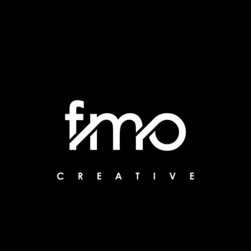 FMO Letter Initial Logo Design Template Vector Illustration