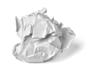 paper ball crumpled garbage trash mistake