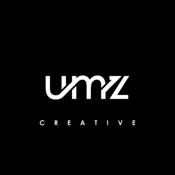 UMZ Letter Initial Logo Design Template Vector Illustration