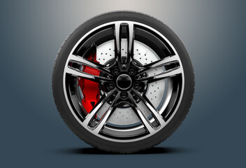 Obraz premium Tire mockup