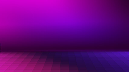 Abstract Background. Gradient Purple Blue on the Floor. Square Texture. Background for your content like as video, gaming, broadcast, streaming, promotion, advertise, presentation, marketing etc.