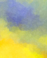 Watercolor painted background. Abstract Illustration wallpaper. Brush stroked painting. 2D Illustration.