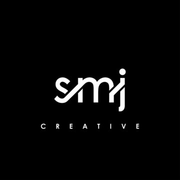 SMJ Letter Initial Logo Design Template Vector Illustration