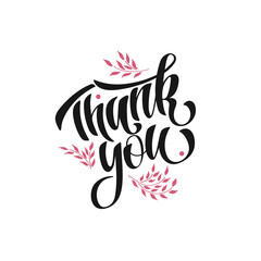 Thank you. Black hand lettering