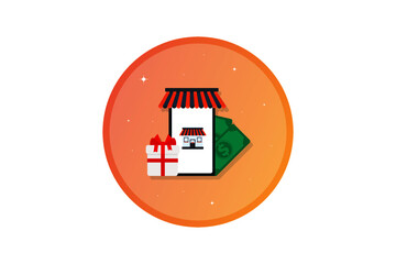 Obraz premium finance office icon