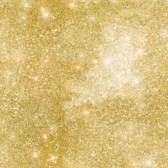 Shiny gold glitter, foil seamless pattern. High quality illustration