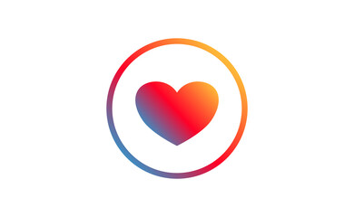 Heart Icon for Graphic Design Projects. Vector Illustration.