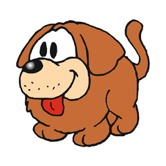 baby fat dog (comics, illustrations)