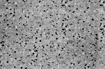Terrazzo flooring marble stone wall texture abstract background. black and white terrazzo floor tile on cement surface
