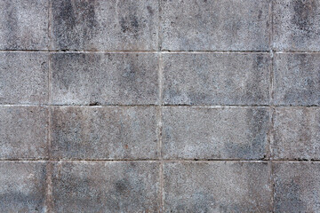 コンクリートブロックの壁