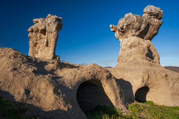 Campana, Cosenza district, Calabria, Italy, Europe, the Stone Giants of Incavallicata, rock...