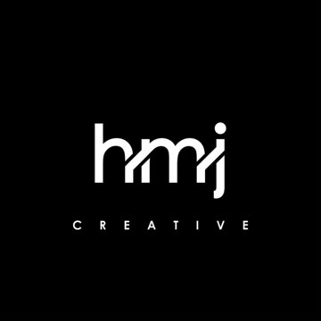 HMJ Letter Initial Logo Design Template Vector Illustration