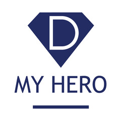 Father's Day greeting card. Calligraphy. Sticker, fashion design. Vector illustration