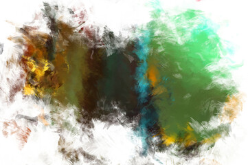 Brushed Painted Abstract Background. Brush stroked painting. Artistic vibrant and colorful wallpaper.