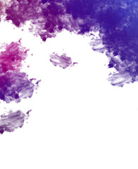 Brushed Painted Abstract Background. Brush stroked painting. Strokes of paint. 2D Illustration.