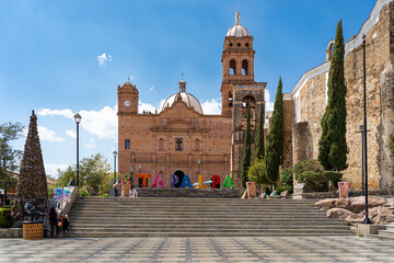 Templo de Nuestra Señora de Guadalupe en el Centro Histórico de Tapalpa Jalisco.