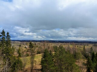 nature view from the observation tower