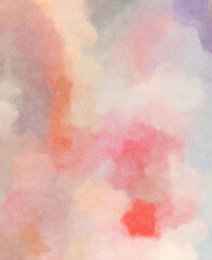 Watercolor painted background. Abstract Illustration wallpaper. Brush stroked painting. 2D Illustration.